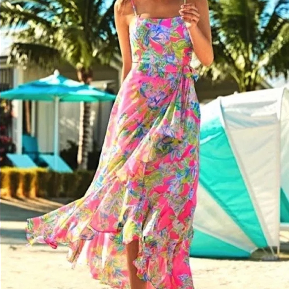 NWT🌸LILLY PULITZER🌸Anni Maxi Multi Squeeze The Day RARE 🦄 BEAUTIFUL!!!!